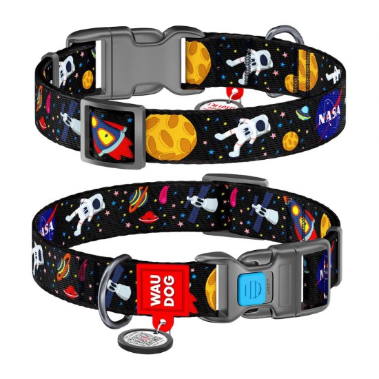 Wau Dog Περιλαίμιο Σκύλου NASA με Smart ID & Πλαστικό Κούμπωμα