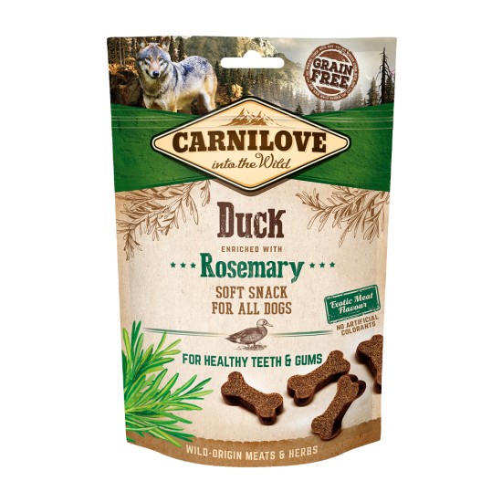 Carnilove Snack Soft Duck & Rosemary 200gr