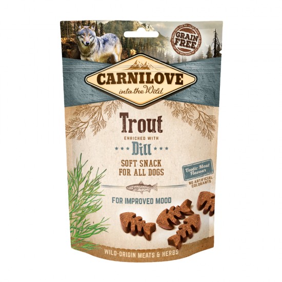 Carnilove Snack Soft Trout & Dill 200gr