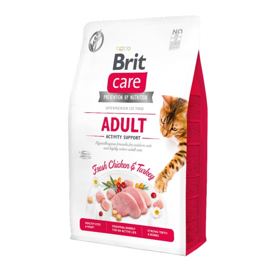 Brit Care Adult Activity Support Fresh Chicken & Turkey 2/7kg