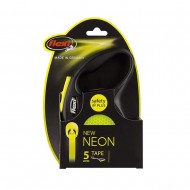 Flexi New Neon με Ιμάντα Small 5m - 15kg