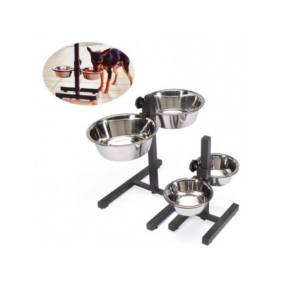 Camon Σταντ Ρυθμιζόμενου Ύψους Με 2 Μπολ (16/21cm)